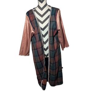 Vintage LONDON TOWN 10 Plaid Duster Coat